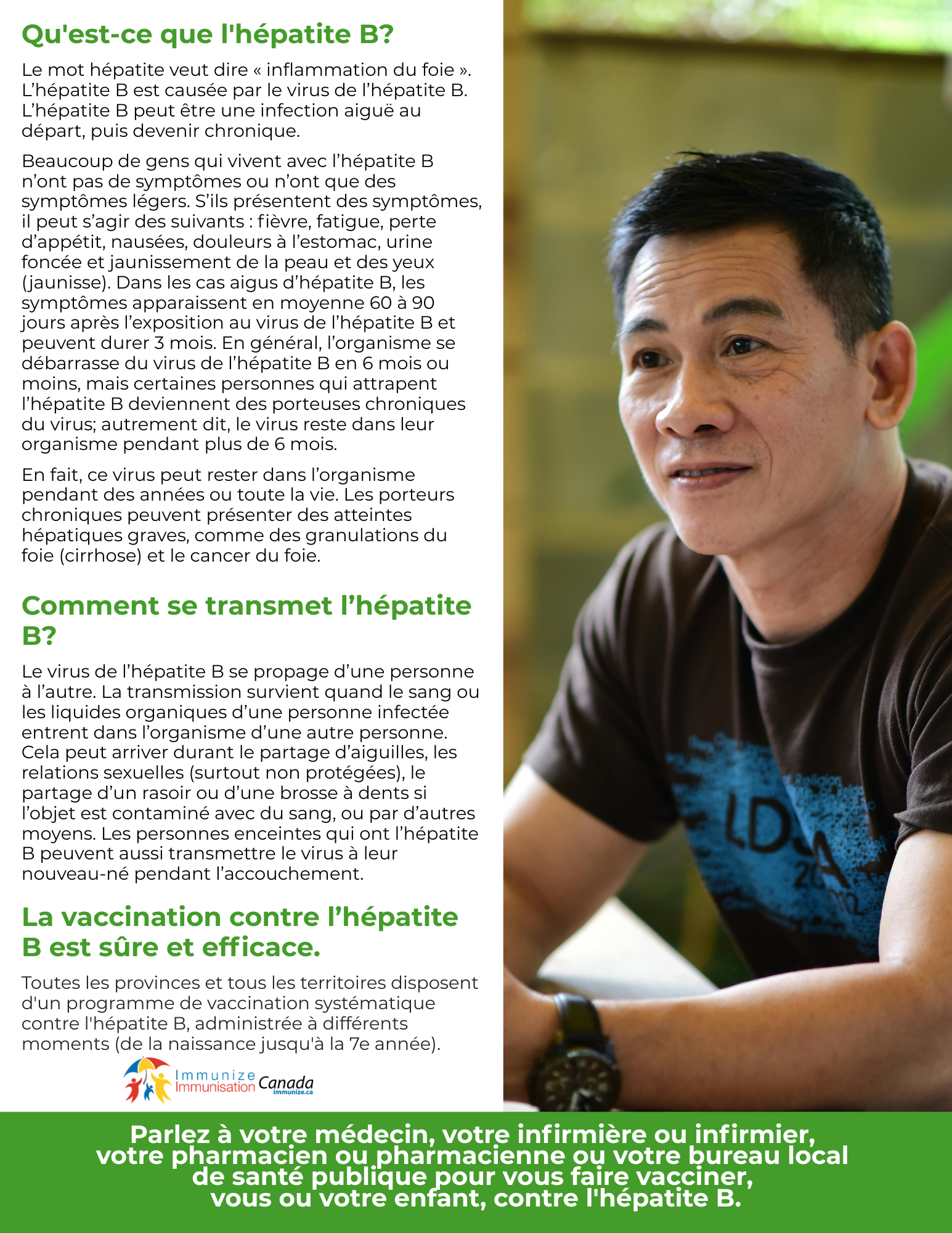 Qu’est-ce que l'hépatite B? (affiche 4)