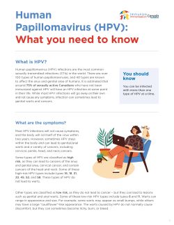 Human papillomavirus (VPH): What you need to know