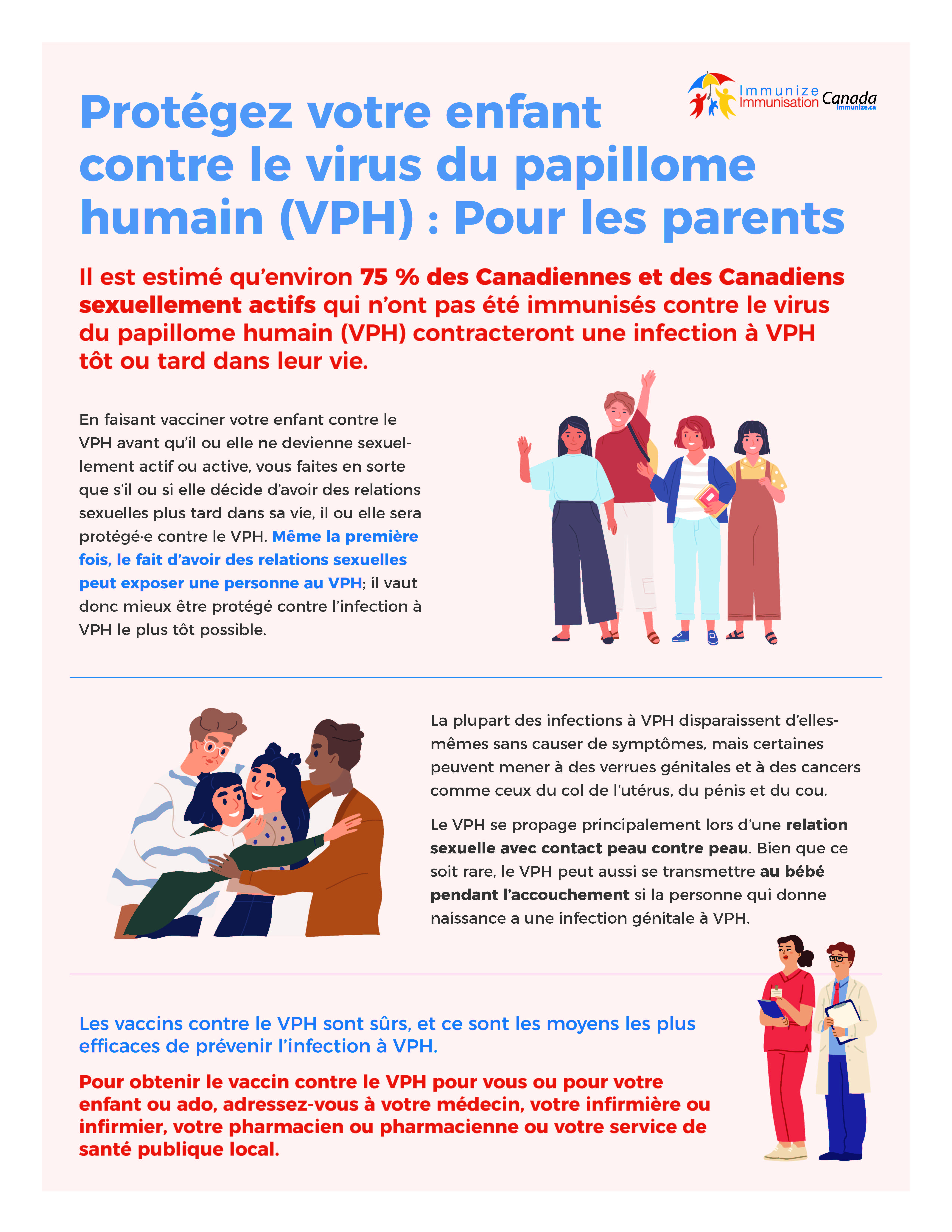 Protéger votre enfant contre le virus du papillome humain (VPH) : Pour les parents