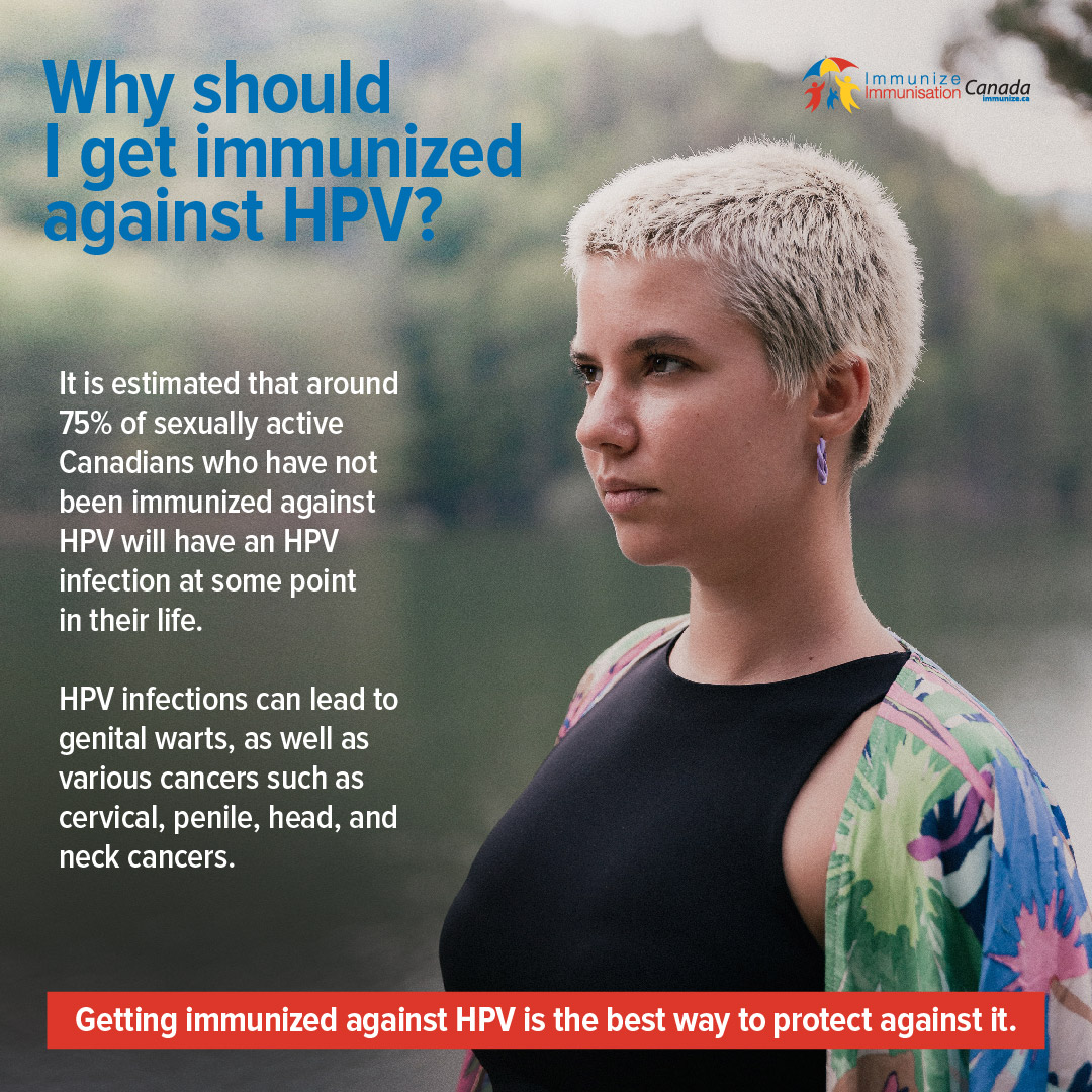 Why should I get immunized against HPV? (social media image for Instagram)