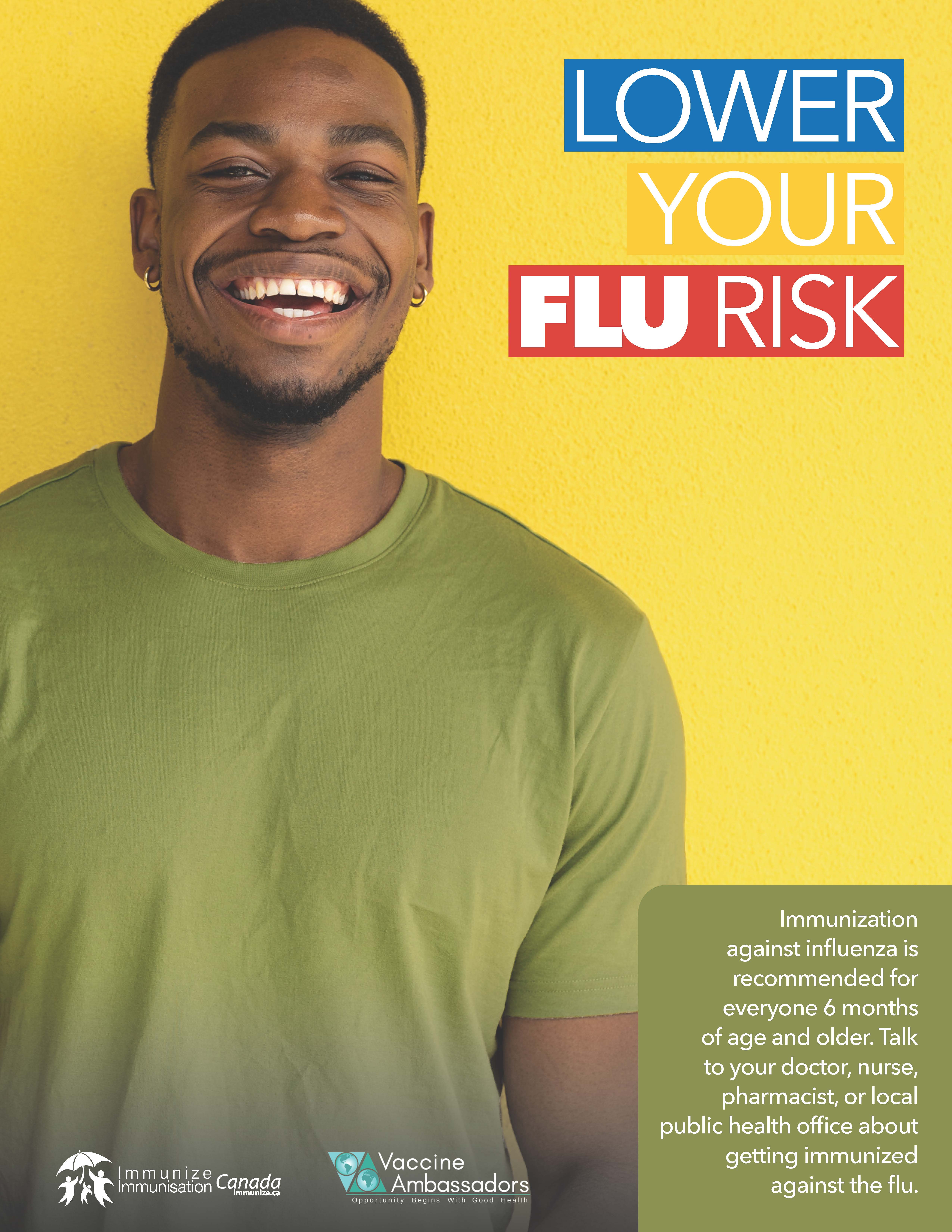 Lower your flu risk - young adults