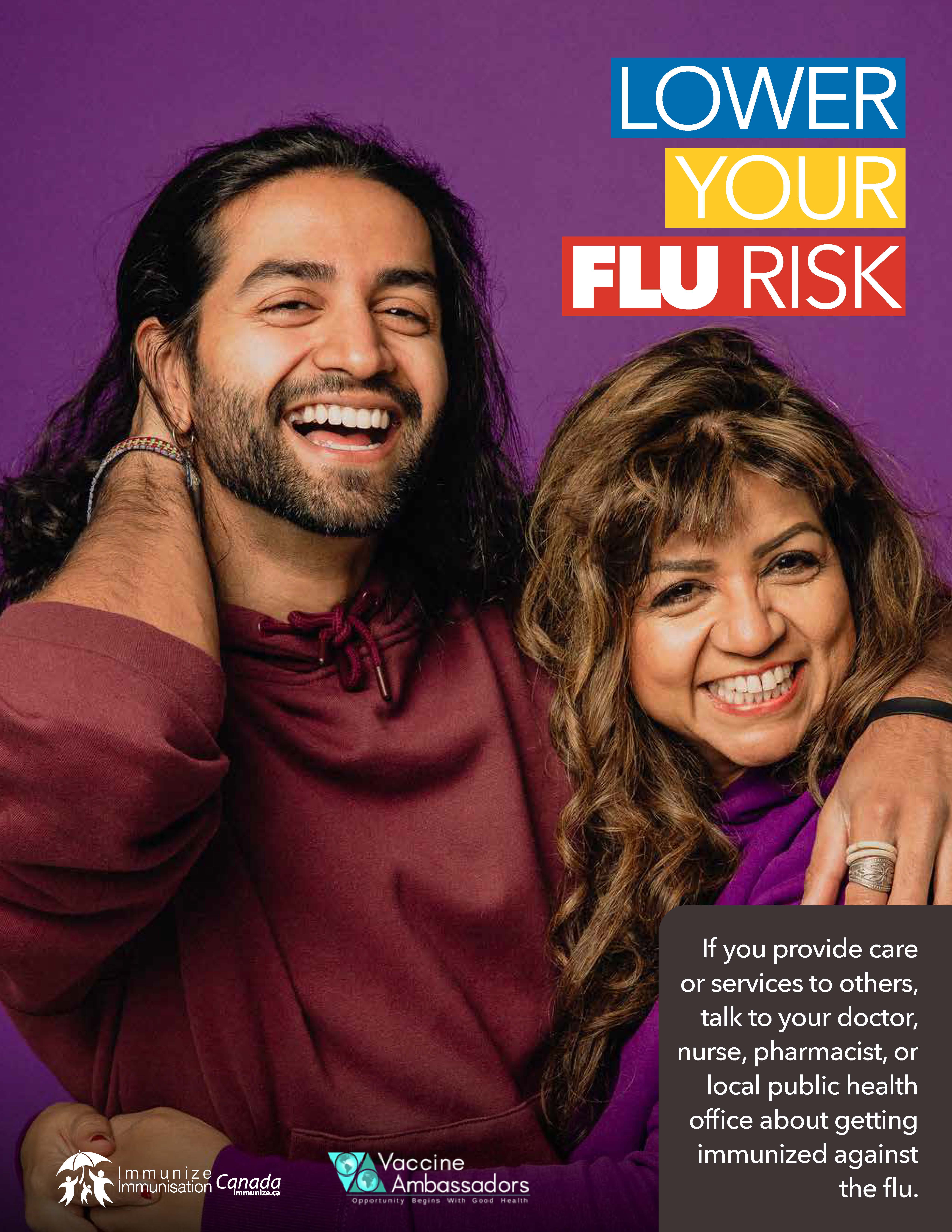 Lower your flu risk - if you provide care or services to others