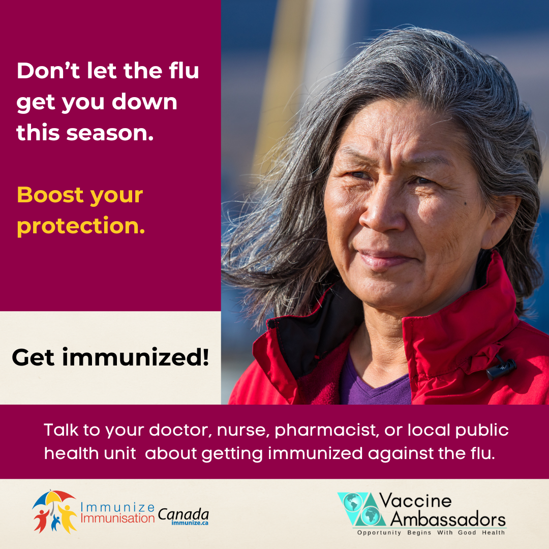 Don't let the flu get you down this season - older adults - image for Instagram