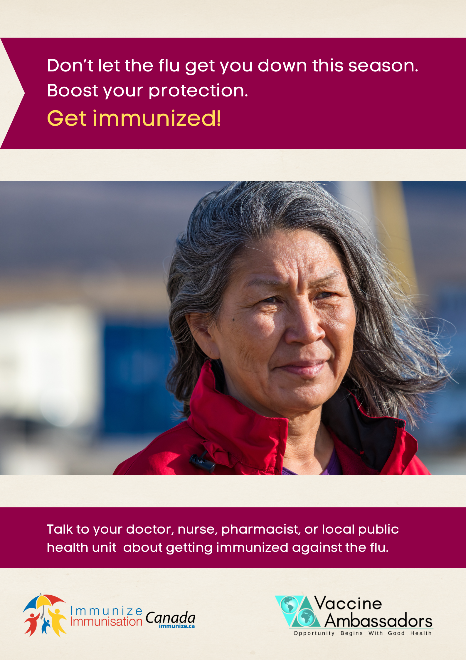 Don't let the flu get you down this season - poster 5 - older adults