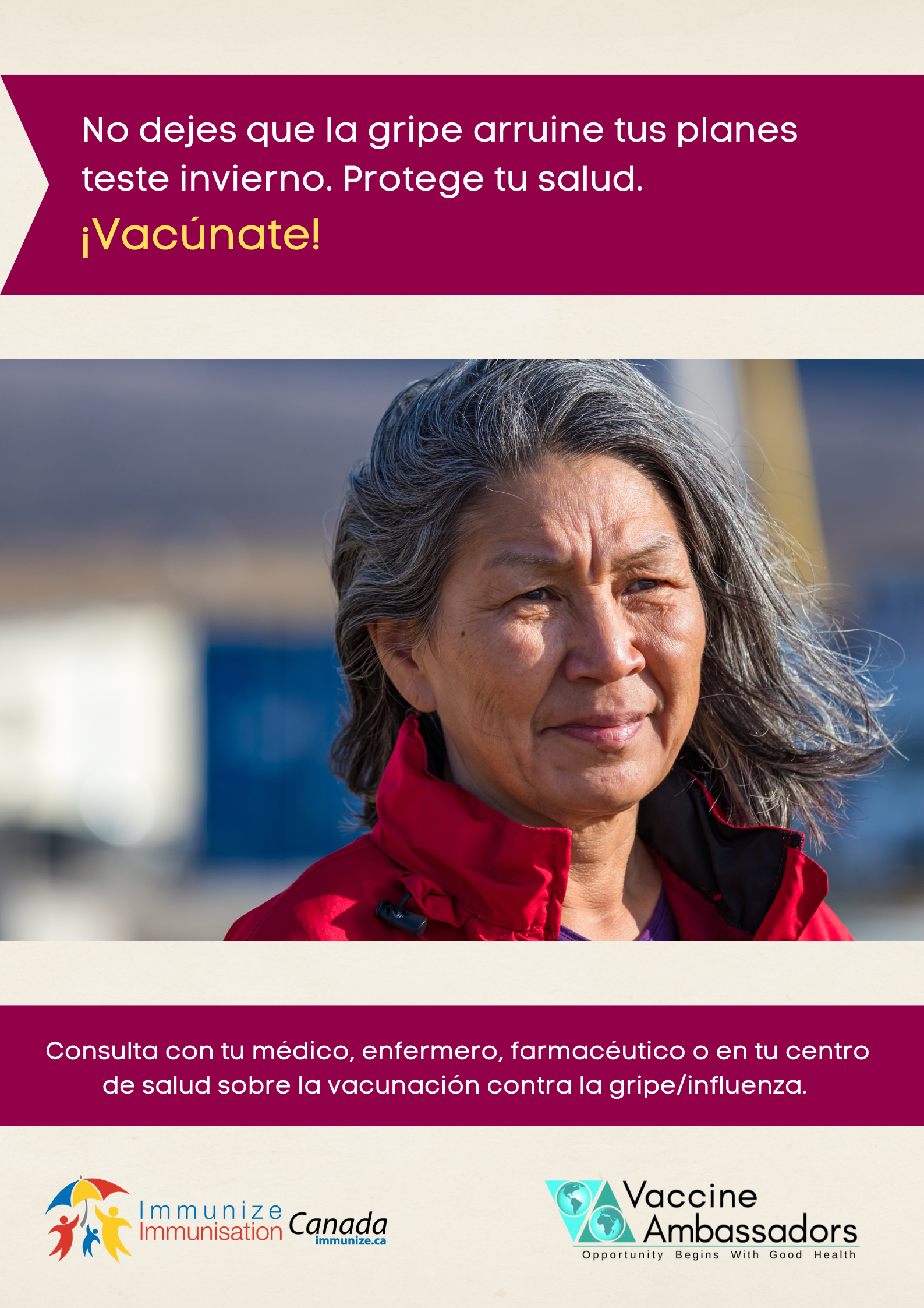 Don't let the flu get you down this season - older adults (poster in Spanish)