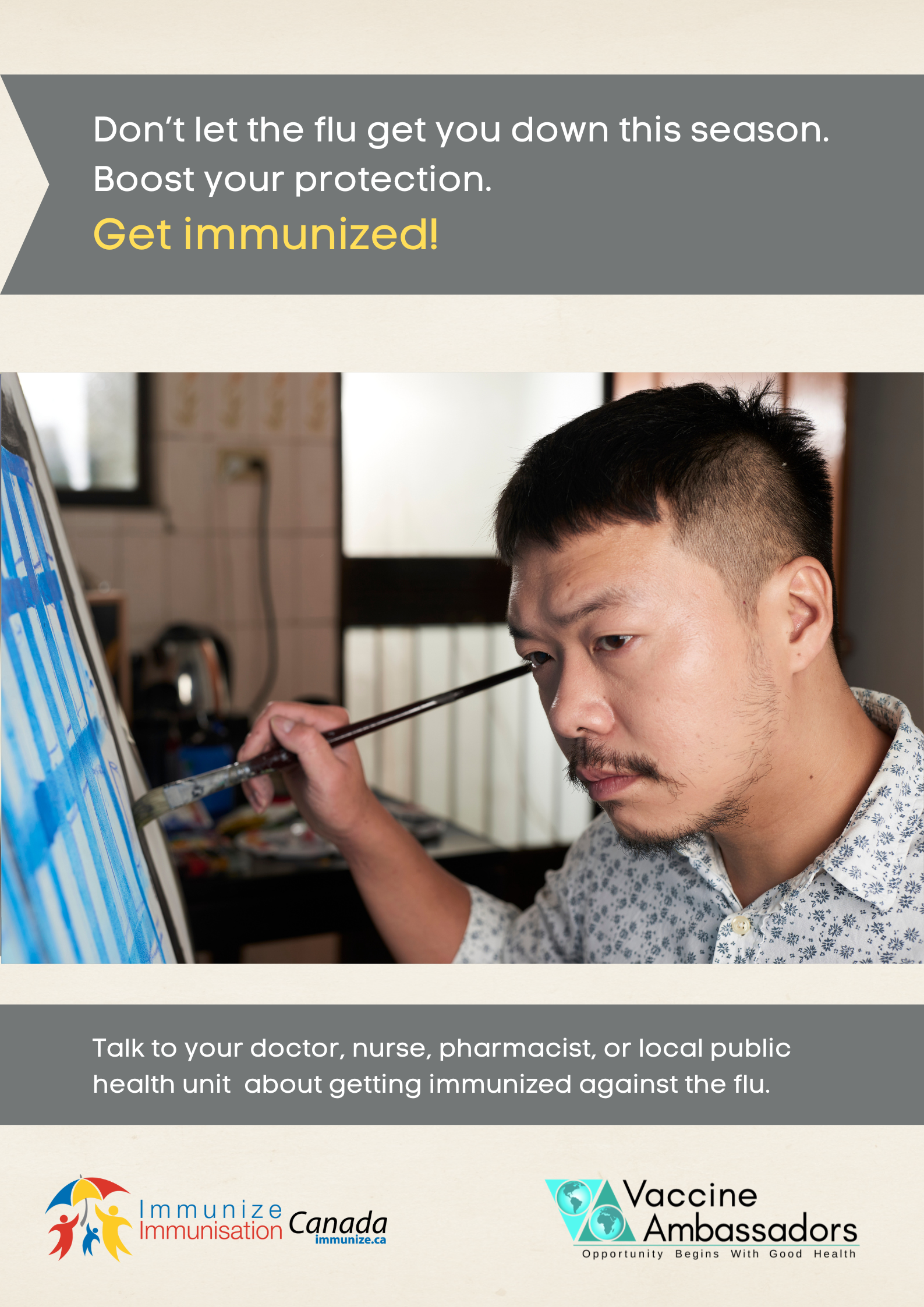 Don't let the flu get you down this season - poster 6 - immunocompromised persons