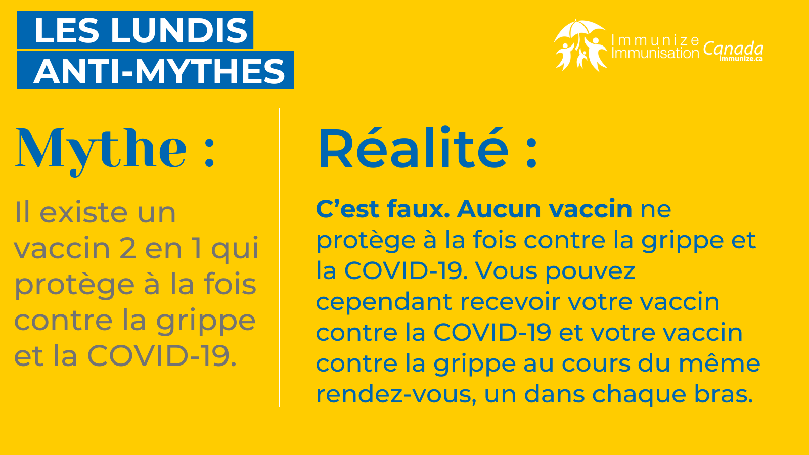 ​Les lundis anti-mythes - influenza et COVID-19 - image 2 pour Twitter/X