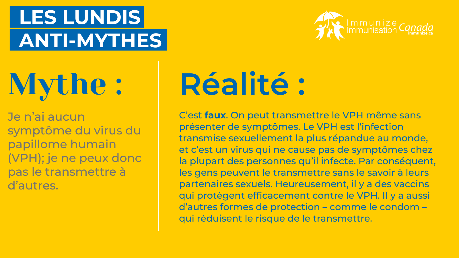 Les lundis anti-mythes - VPH - image 5 pour Twitter/X