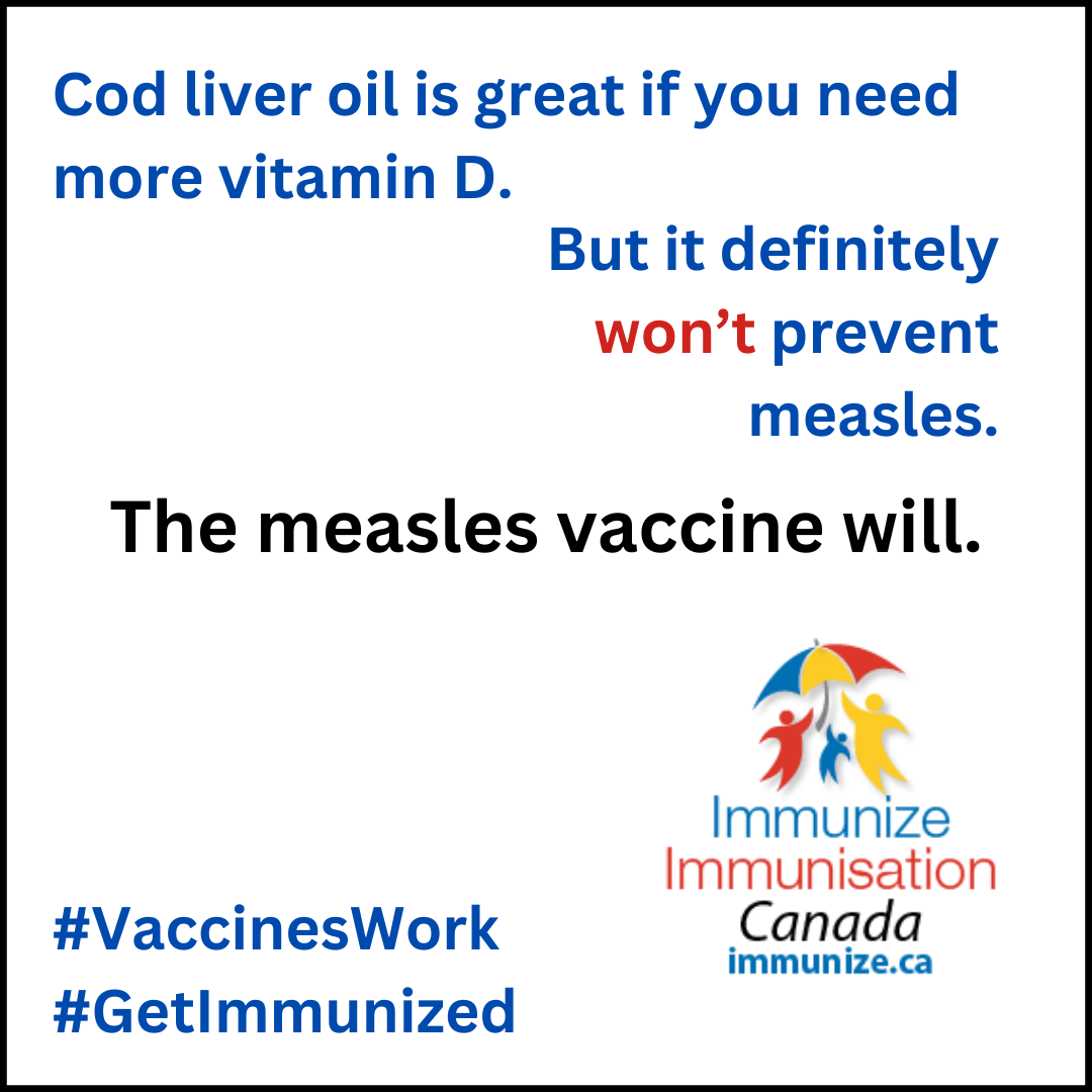 Get immunized against measles - social media image