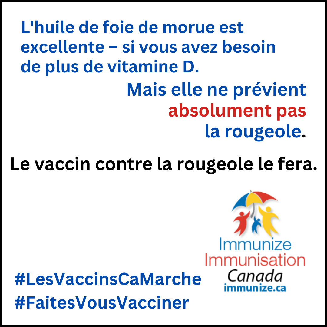 Faites-vous vacciner contre la rougeole - image pour médias sociaux