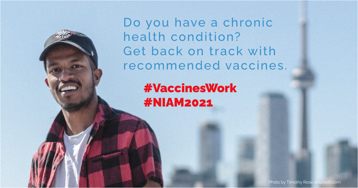 Do you have a chronic health condition? Get back on track with recommended vaccines