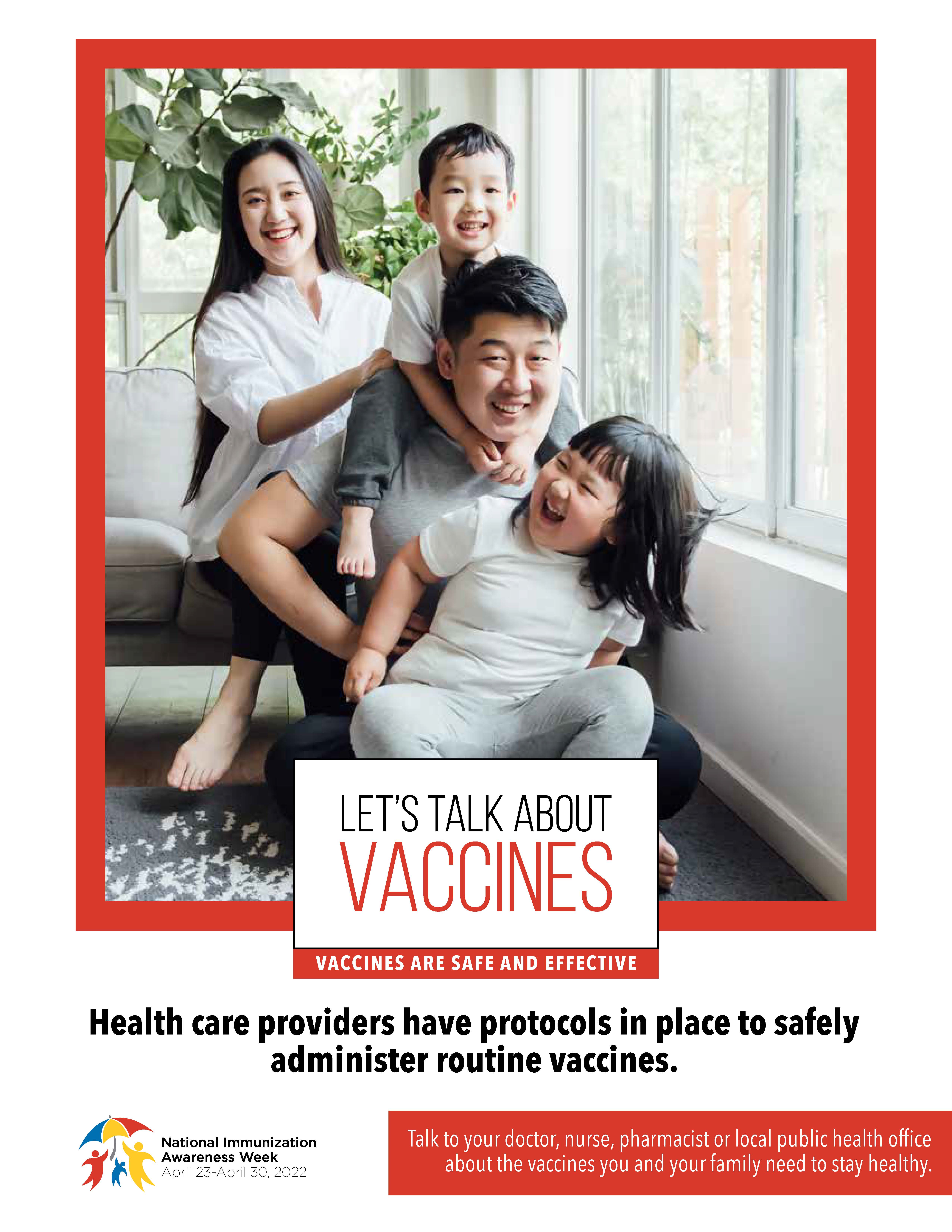 Let's talk about vaccines - Poster A