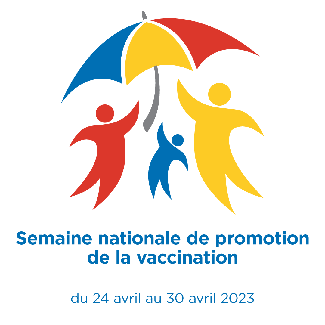 Logo pour la Semaine nationale de promotion de la vaccination 2023
