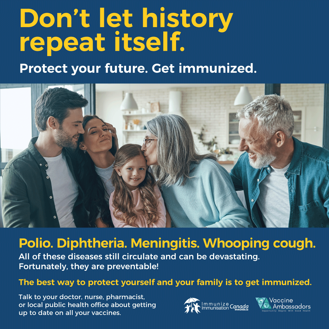 Don’t let history repeat itself. Protect your future. Get immunized - social media image 3