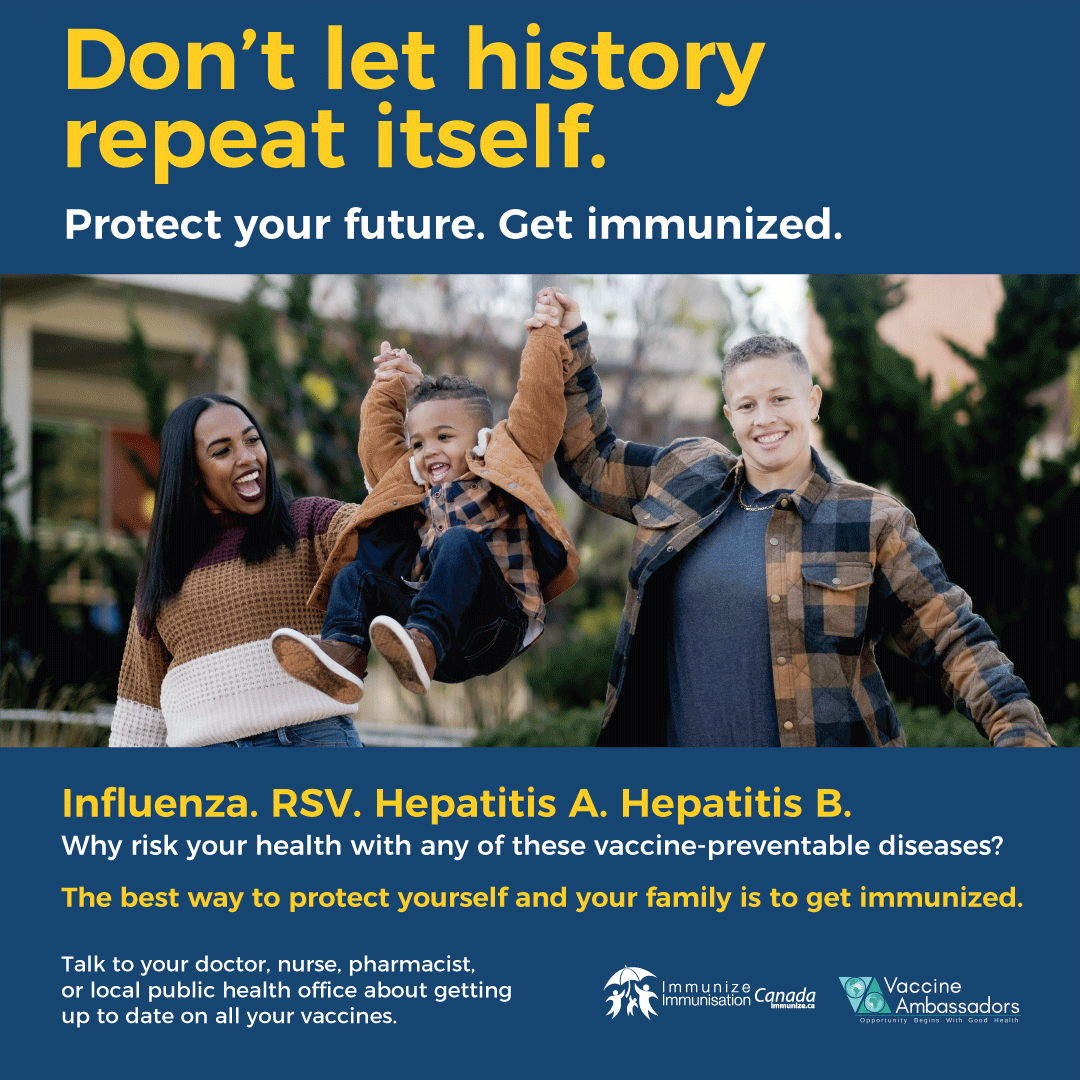 Don’t let history repeat itself. Protect your future. Get immunized - social media image 5