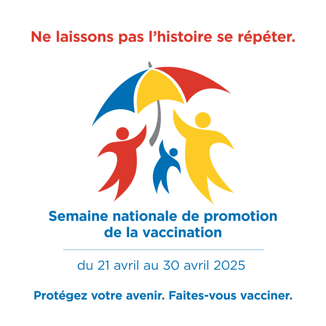 Semaine nationale de promotion de la vaccination 2025 - logo pour Instagram