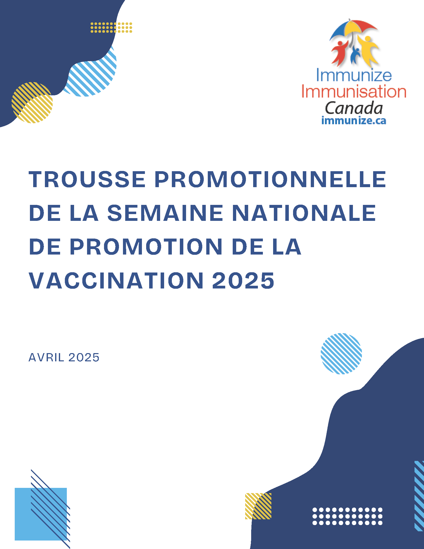 Trousse promotionnelle de la Semaine nationale de promotion de la vaccination 2025