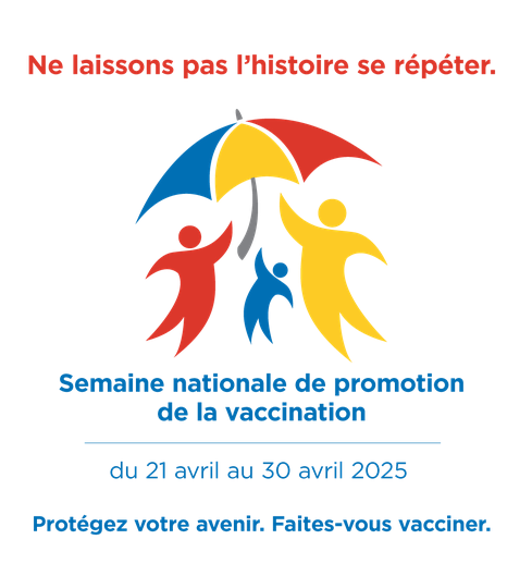 Semaine nationale de promotion de la vaccination 2025 - logo