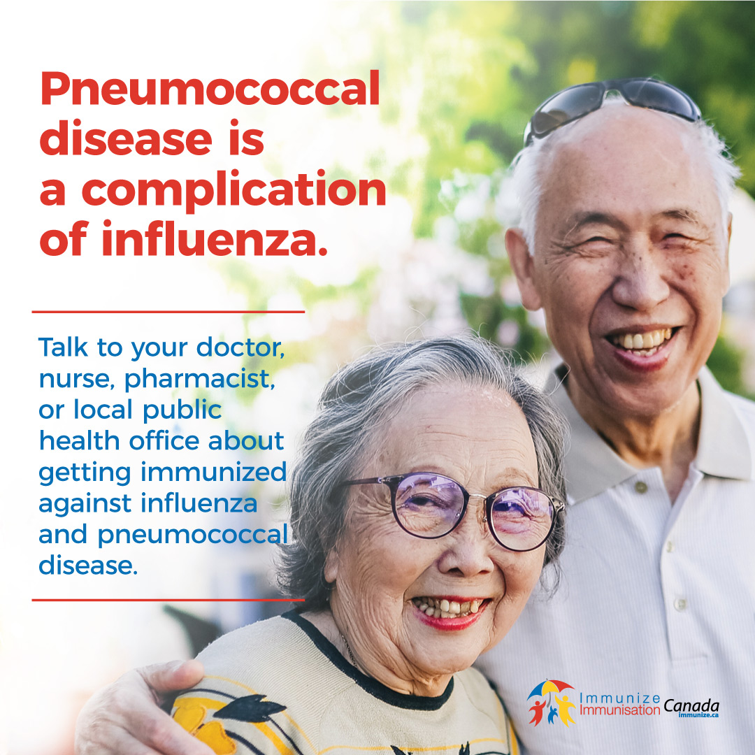 Pneumococcal disease is a complication of influenza