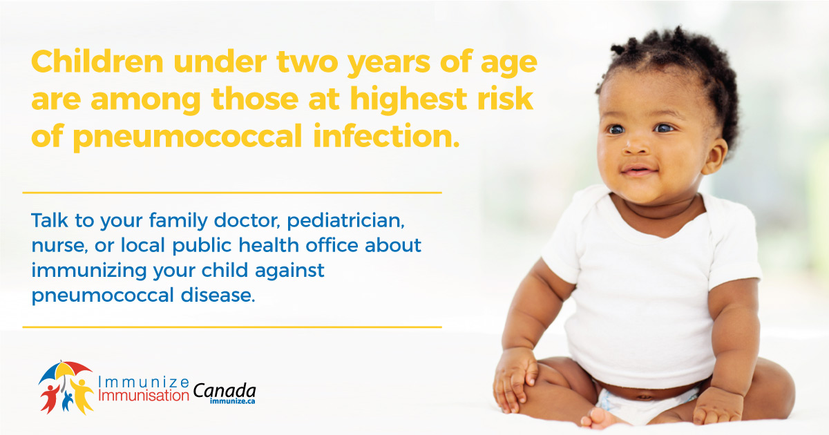 Children under two years of age are among those at highest risk of pneumococcal infection (Facebook)