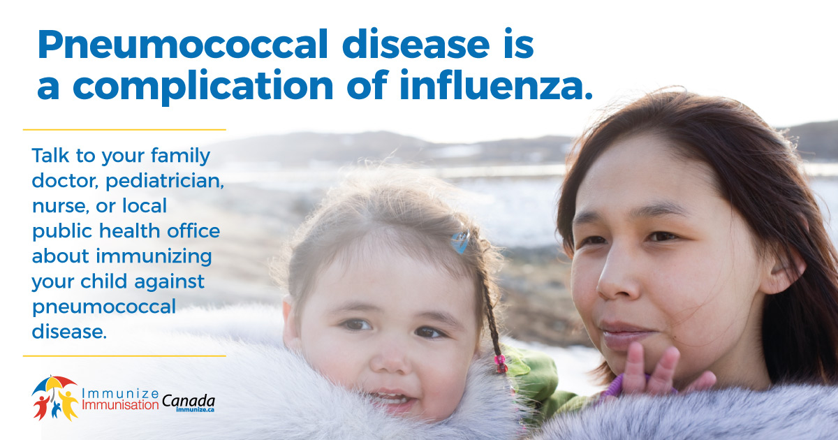 Pneumococcal disease is a complication of influenza (Facebook)