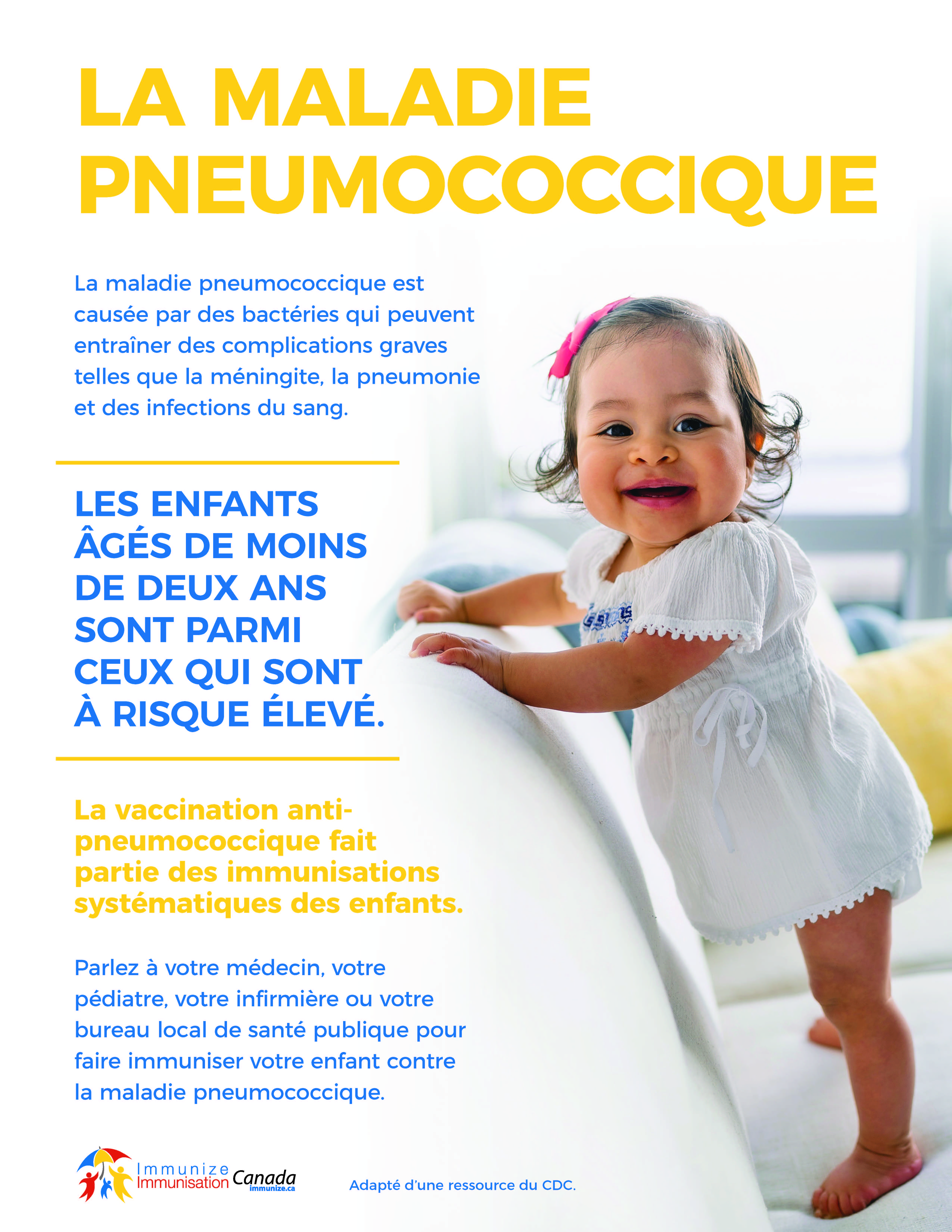 La maladie pneumococcique chez les enfants de moins de 2 ans