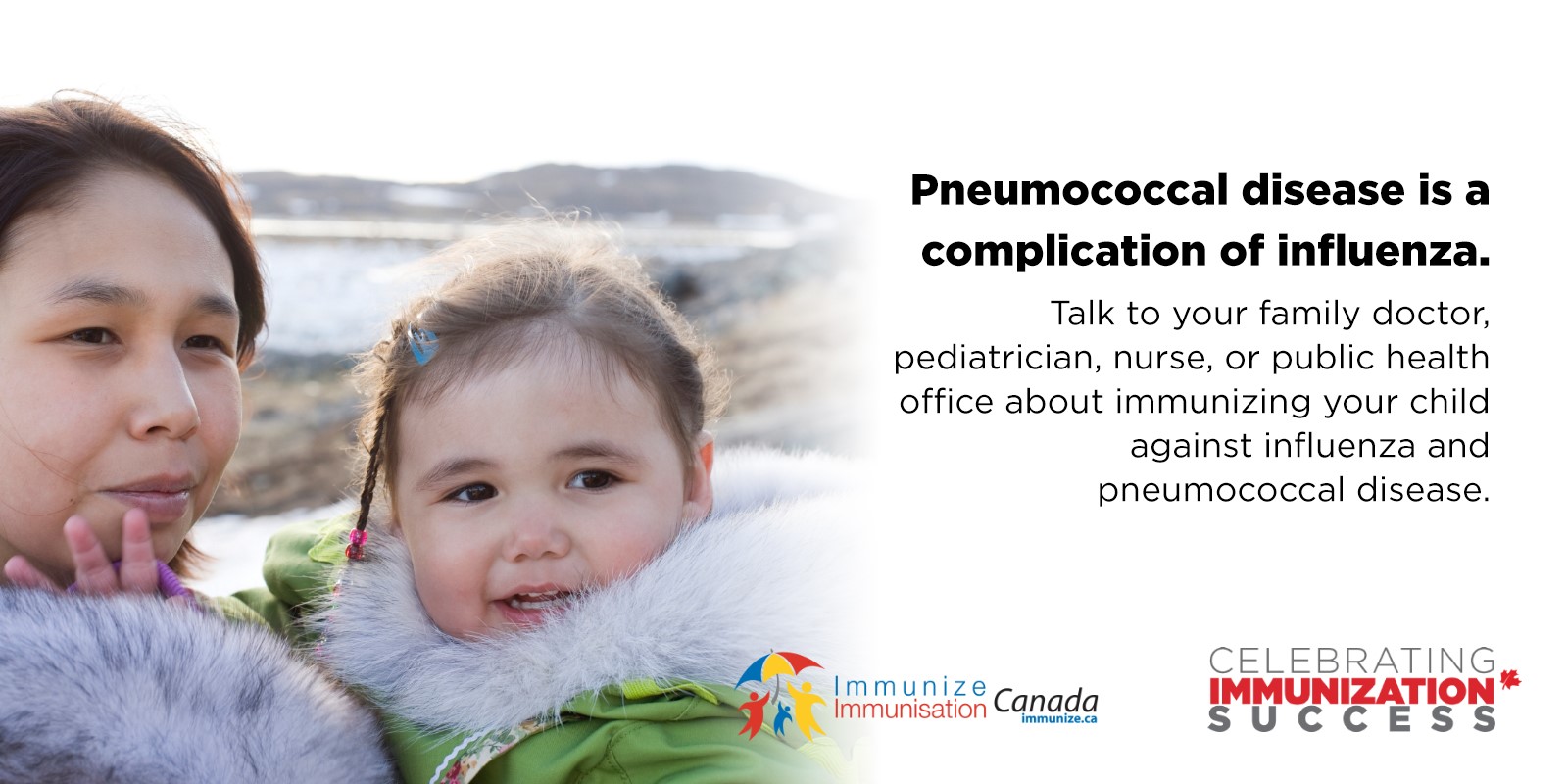 Pneumococcal disease is a complication of influenza - children under 2