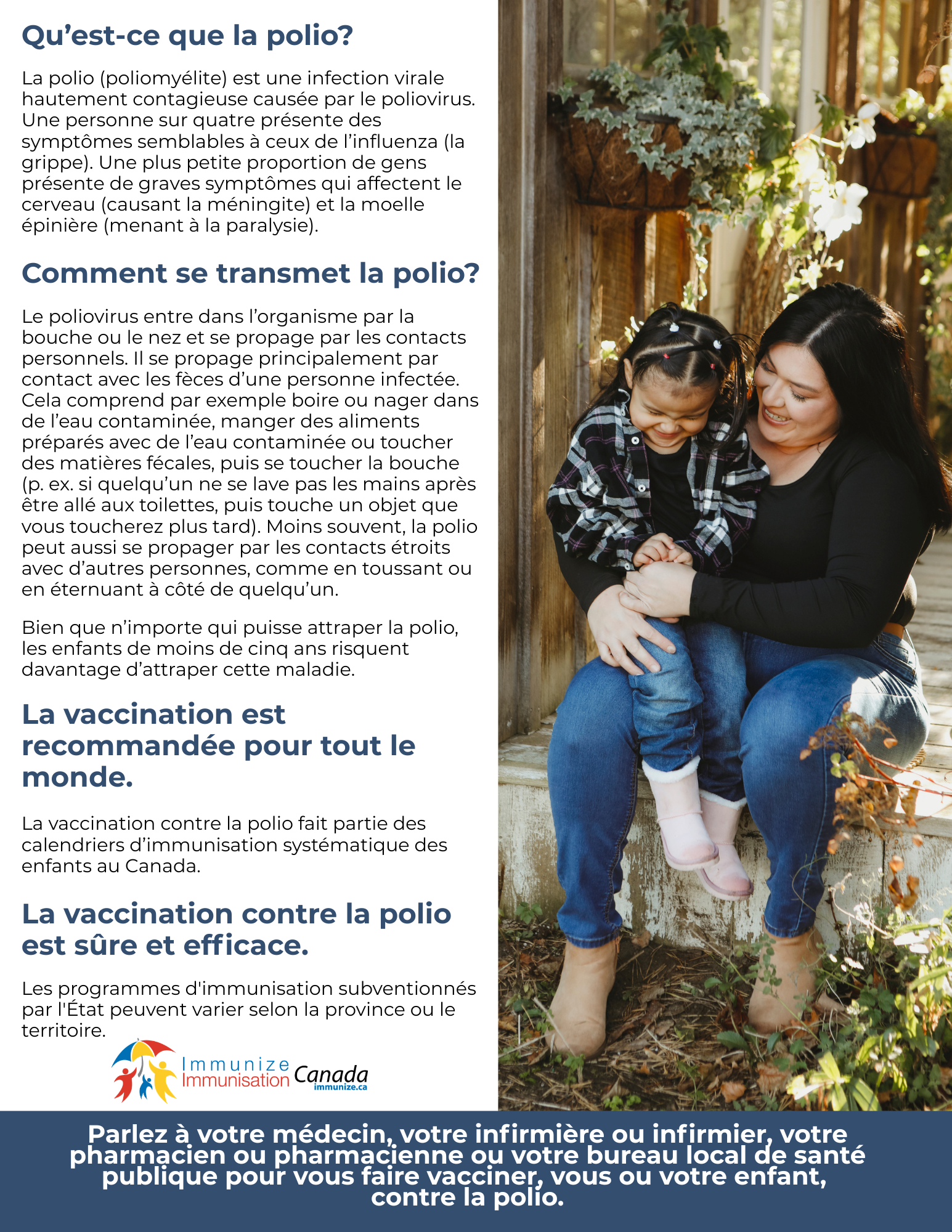 Qu'est-ce que la polio? (affiche 3)