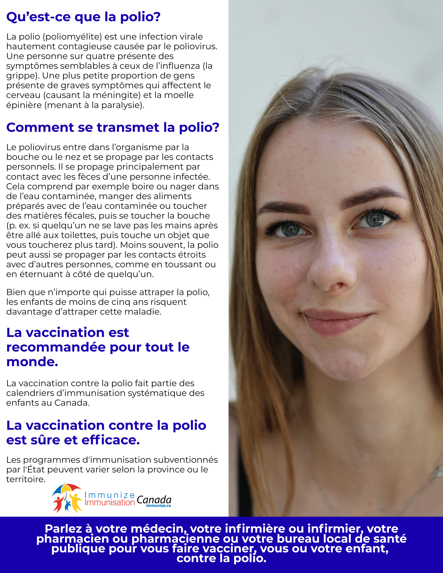 Qu'est-ce que la polio? (affiche 4)
