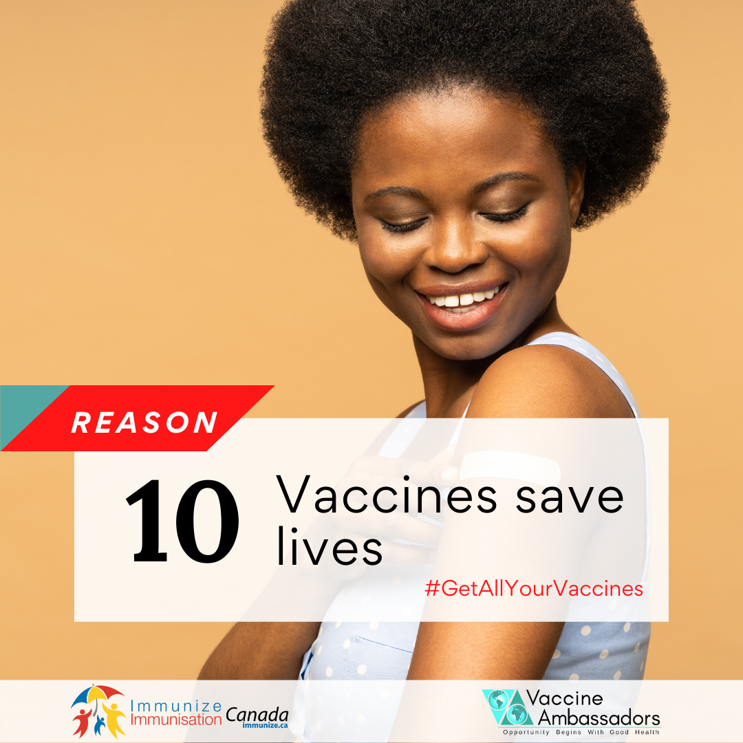 Reason 10 - Vaccines save lives - Facebook and Instagram