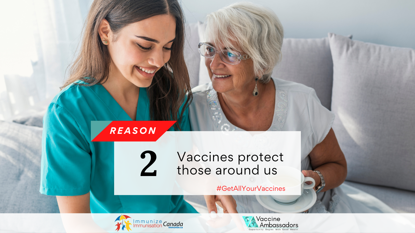 Reason 2 - Vaccines protect those around us - Twitter