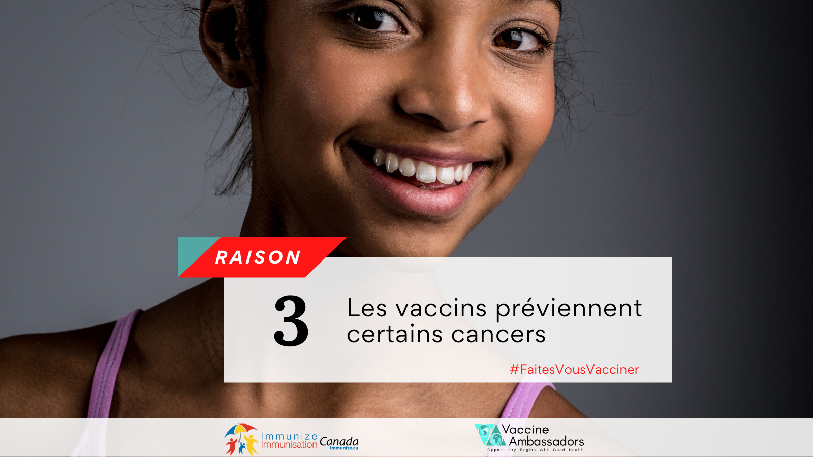 Raison No. 3 - Les vaccins préviennent certains cancers - Twitter