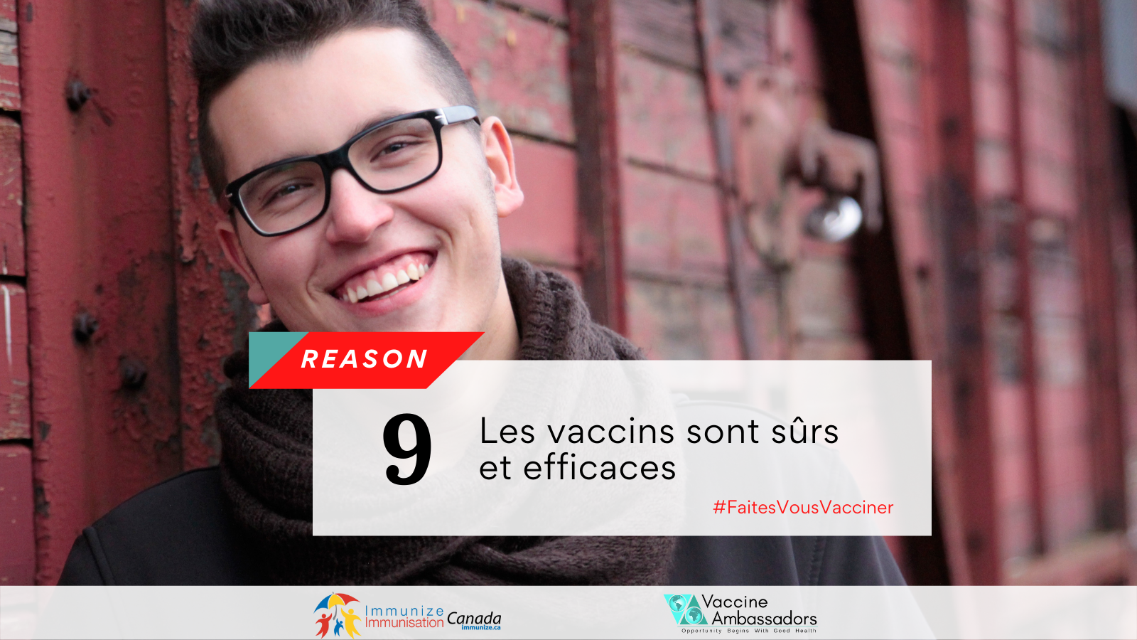 Raison No. 9 - Les vaccins sont sûrs et efficaces - Twitter
