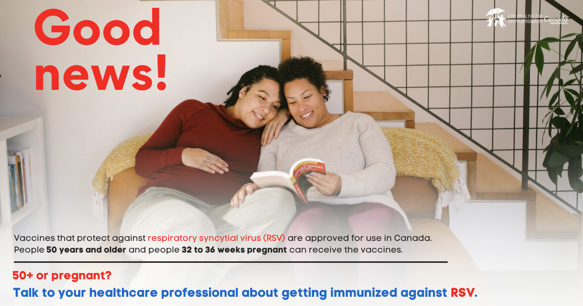 Good news! (RSV vaccine) - social media image for Facebook