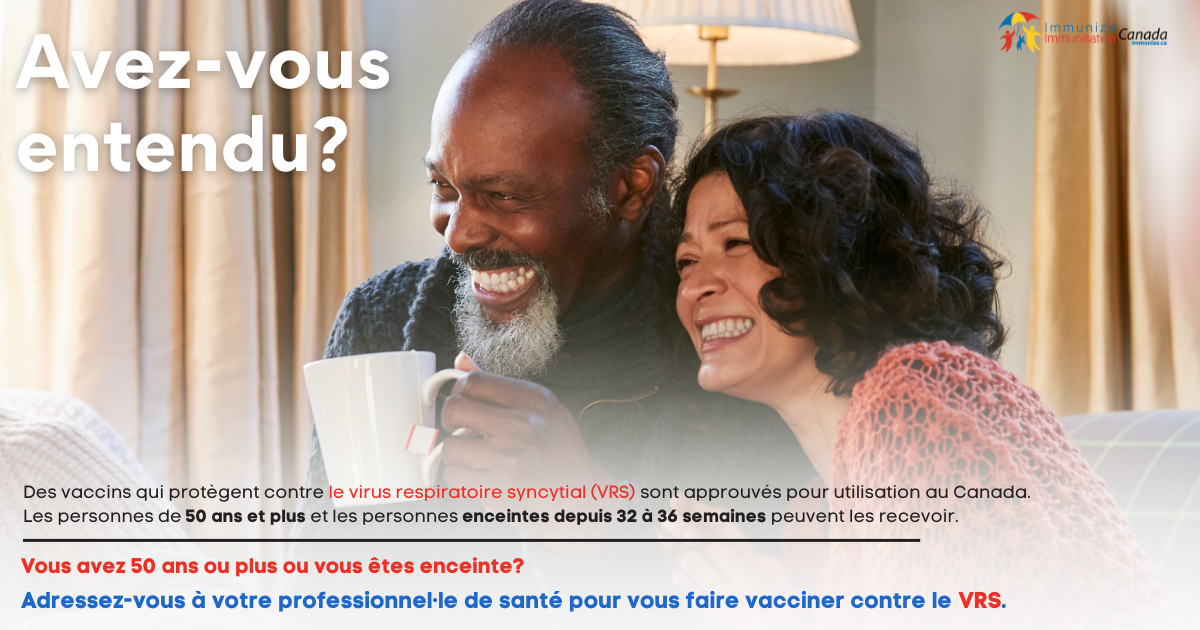 Avez-vous entendu? (vaccin contre le VRS) - image pour Facebook