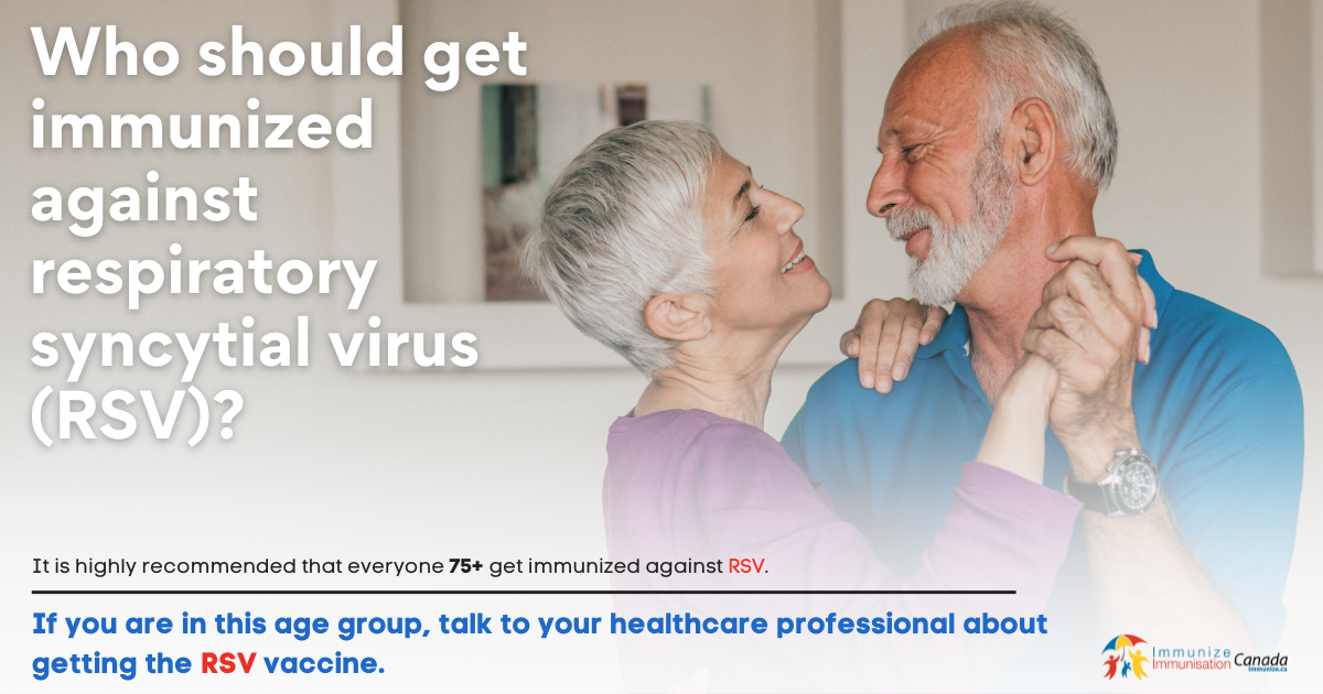 Who should get immunized against respiratory syncytial virus (RSV)? (RSV vaccine) - social media image for Facebook