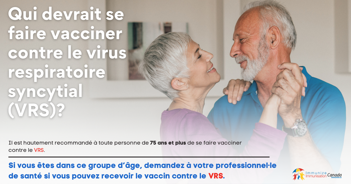 Qui devrait se faire vacciner contre le virus respiratoire syncytial (VRS)? (vaccin contre le VRS) - image pour Facebook