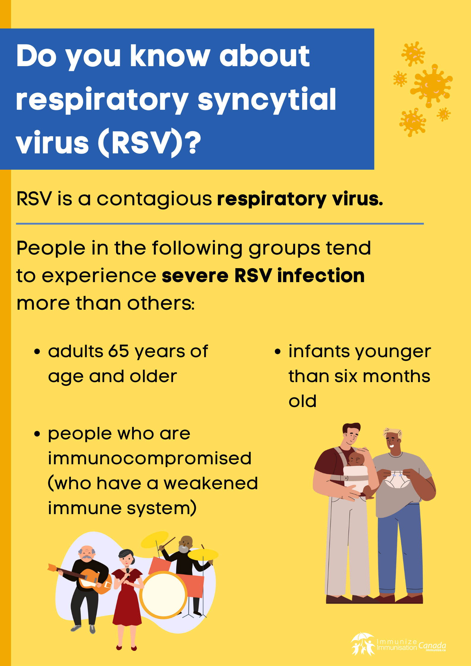 Do you know about respiratory syncytial virus (RSV)? (poster 3)