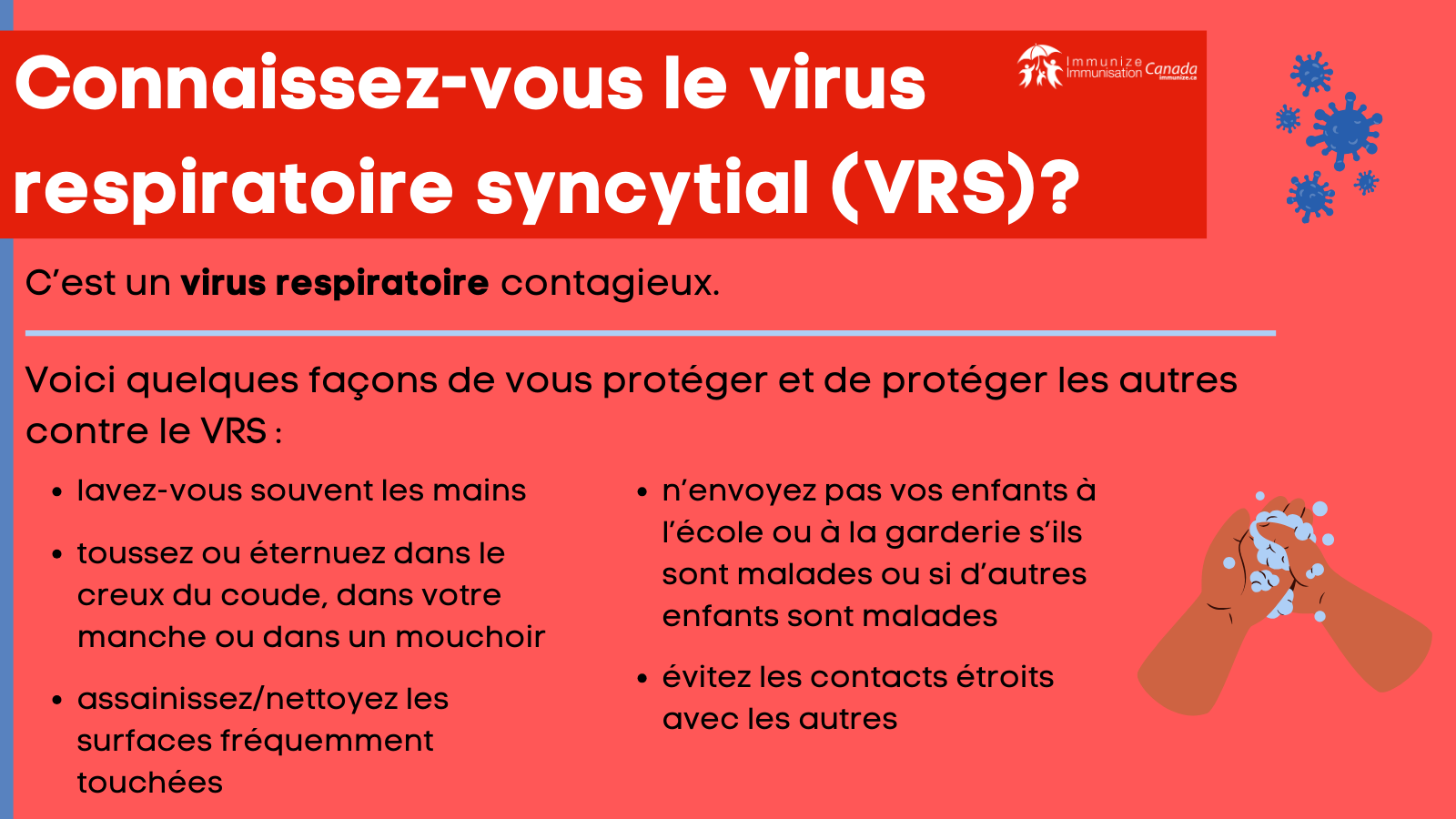 Connaissez-vous le virus respiratoire syncytial (VRS)? - image 4 pour Twitter