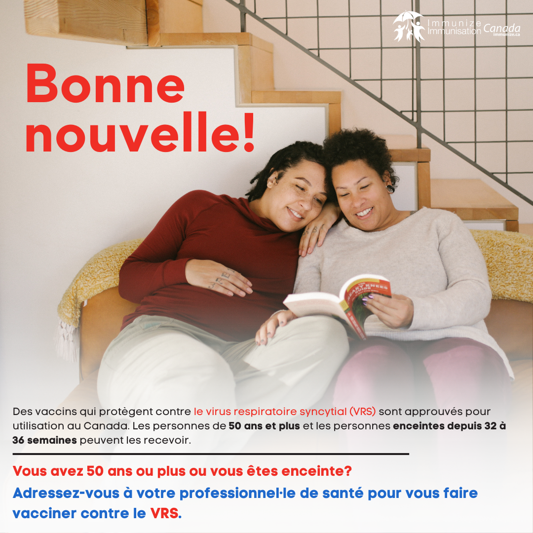 Avez-vous entendu? (vaccin contre le VRS) - image pour Instagram