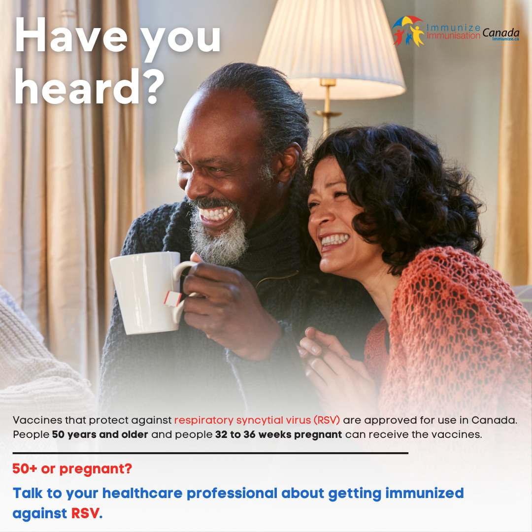 Have you heard? (RSV vaccine) - social media image for Instagram