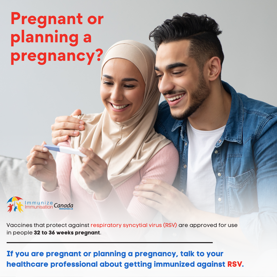 Pregnant or planning a pregnancy? (RSV vaccine) - social media image for Instagram