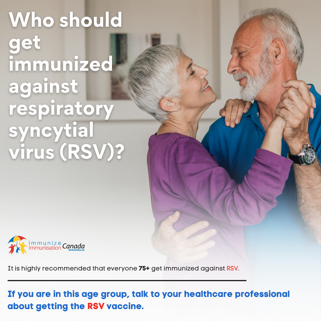 Who should get immunized against respiratory syncytial virus (RSV)? (RSV vaccine) - social media image for Instagram