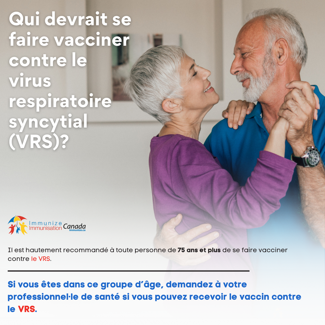 Qui devrait se faire vacciner contre le virus respiratoire syncytial (VRS)? - image pour Instagram