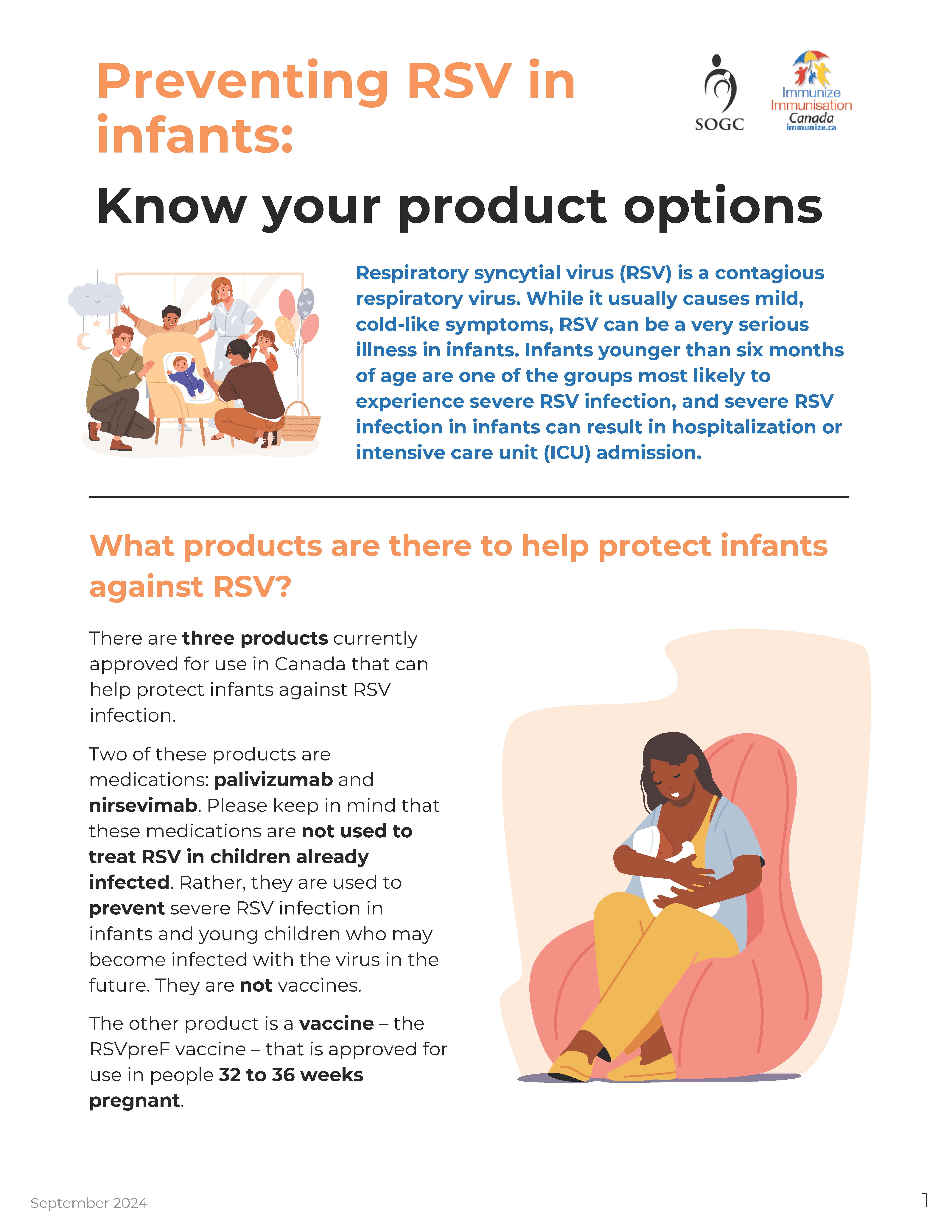 Preventing RSV in infants: Know your product options