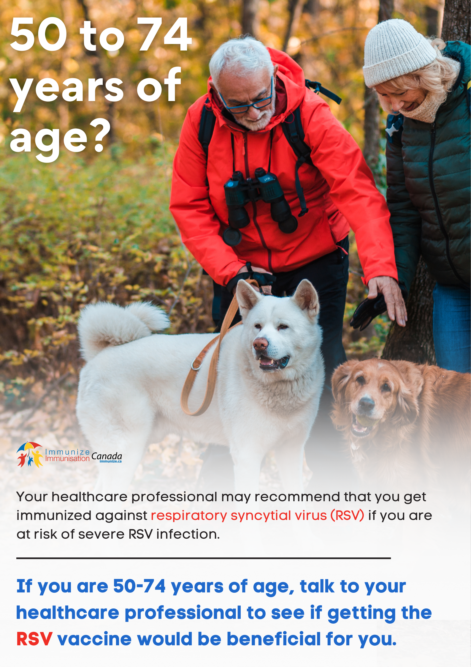 50 to 74 years of age? (respiratory syncytial virus vaccine) - poster