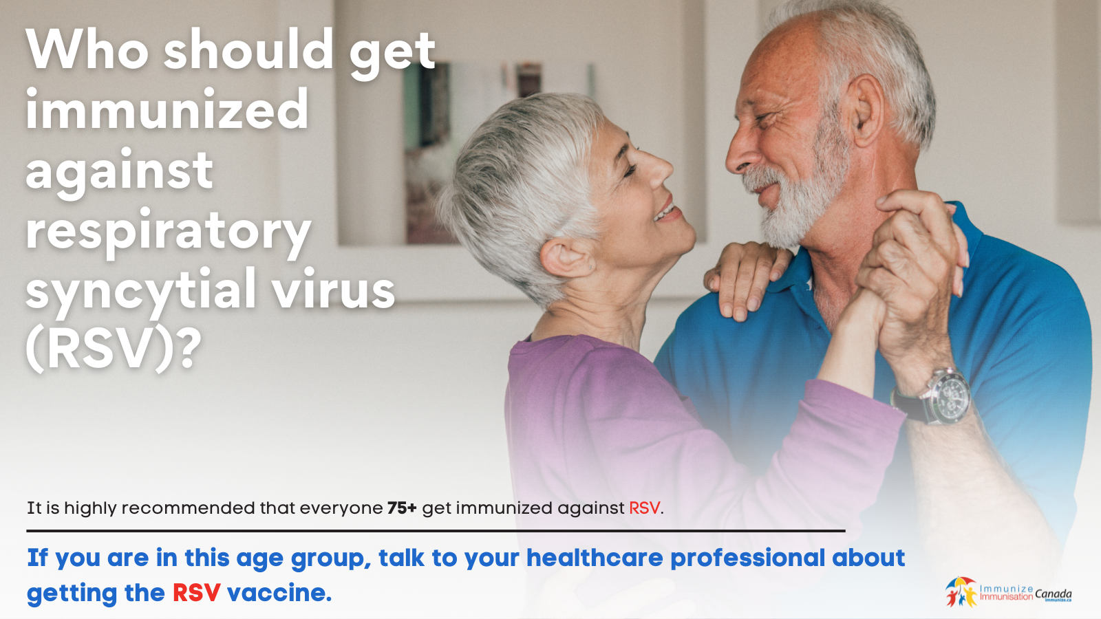 Who should get immunized against respiratory syncytial virus (RSV)? (RSV vaccine) - social media image for Twitter/X