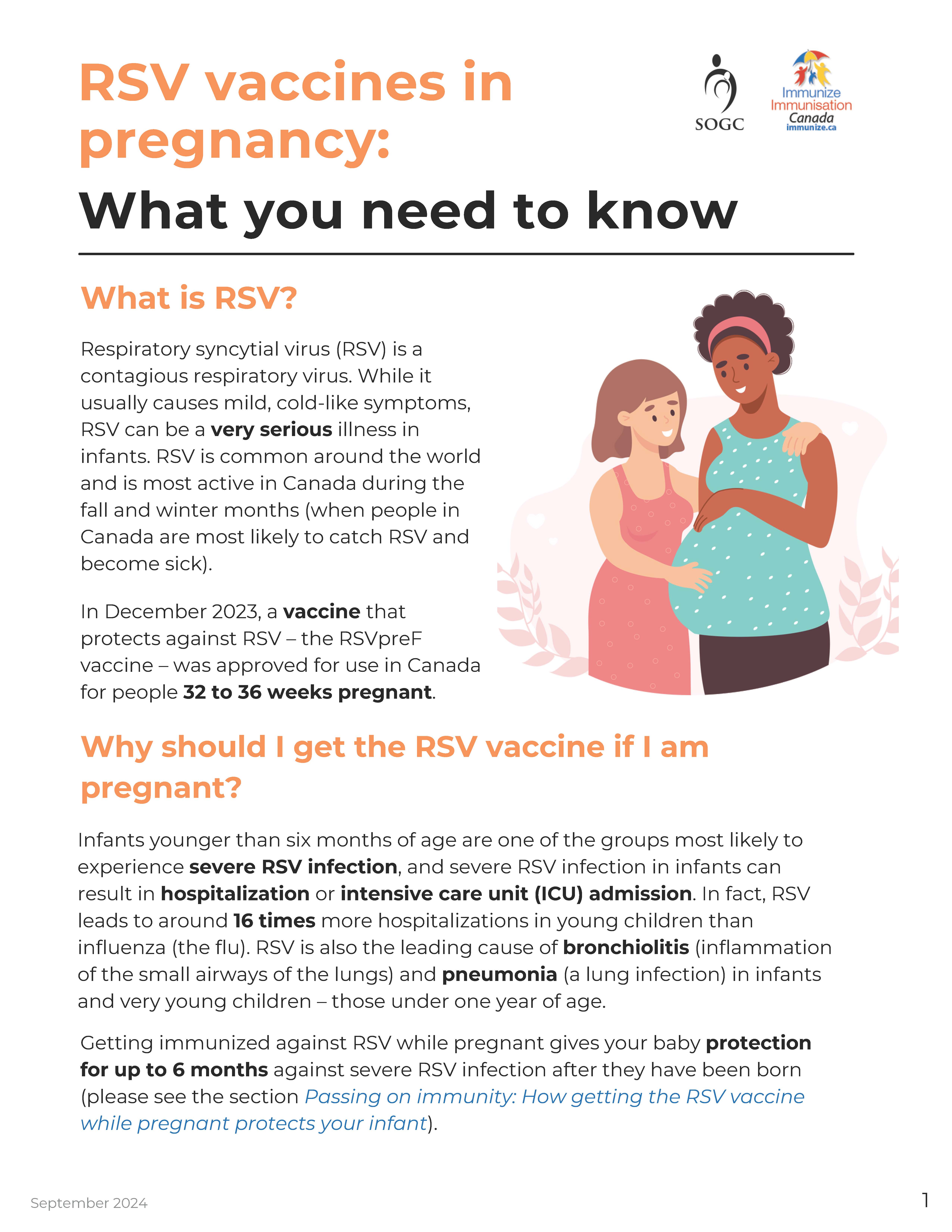 RSV vaccines in pregnancy: What you need to know