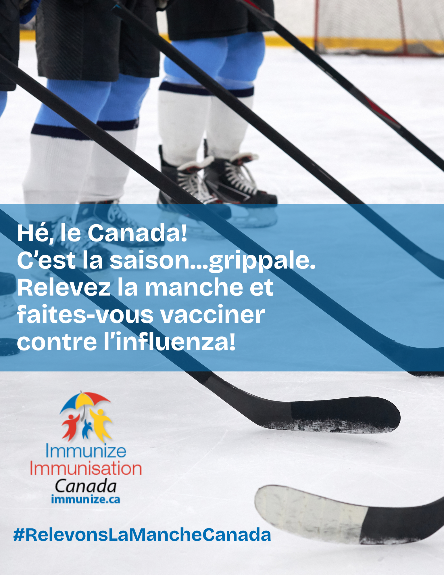 Relevons la manche, Canada! - vaccination contre la grippe - affiche 2