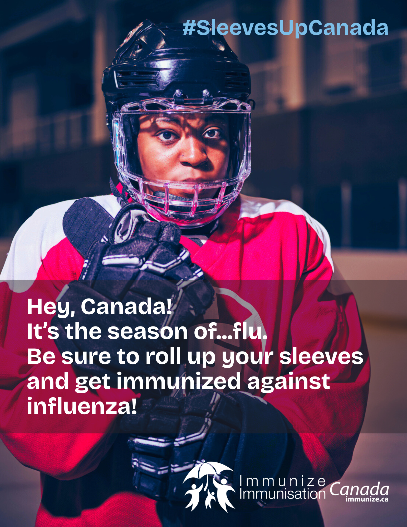 Sleeves up, Canada! - influenza immunization - poster 4